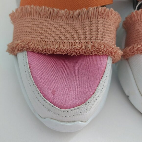 EMILIO PUCCI Sneakers Size 7.5 Colorful Leather Dopamine Slip On Designer Kicks - Picture 3 of 15